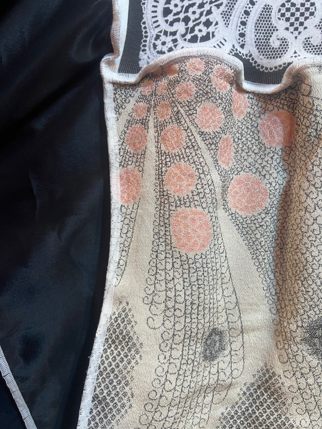 セントメアリー×着物 2wayトップス (黒)