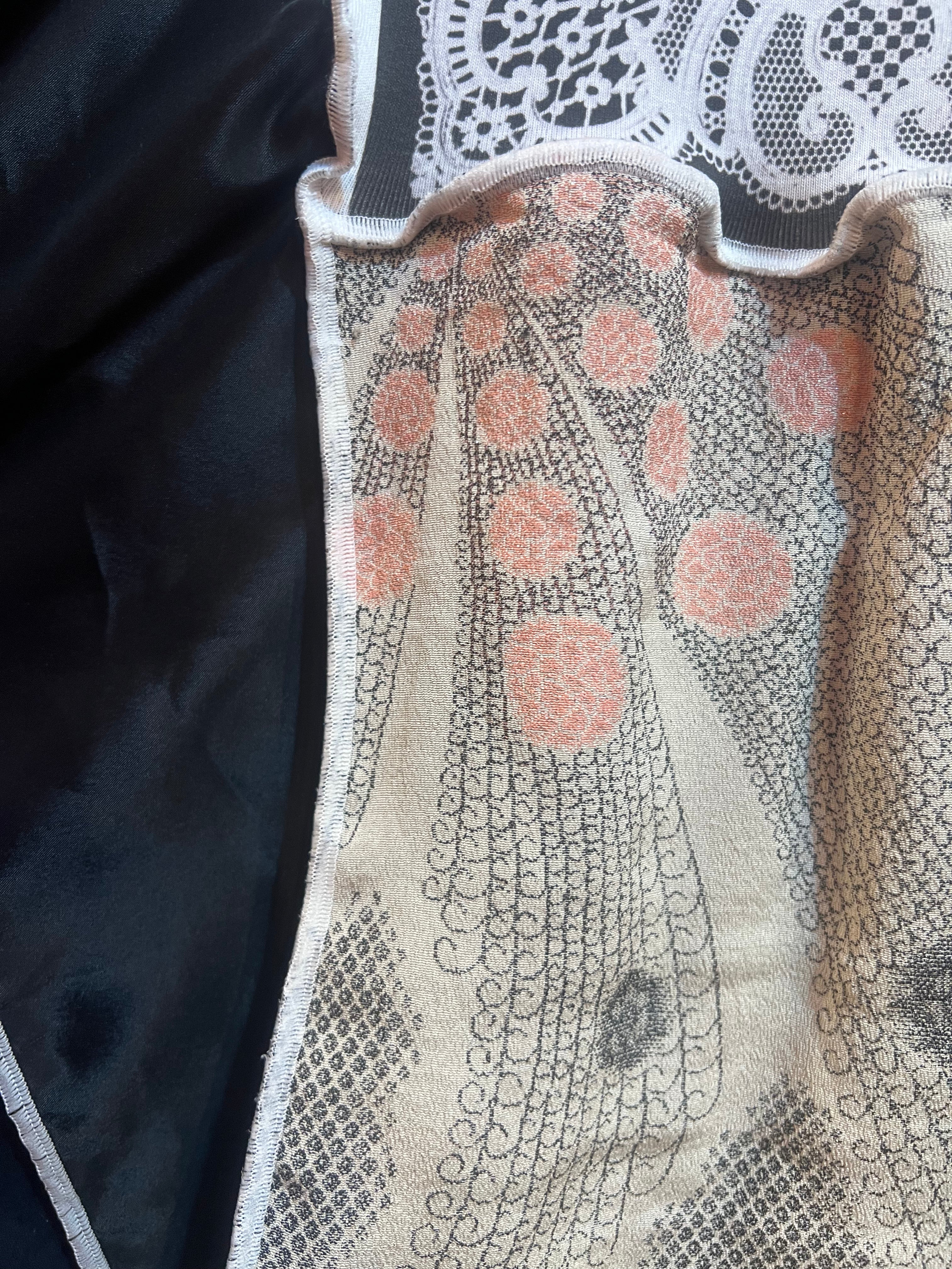 セントメアリー×着物 2wayトップス (黒)