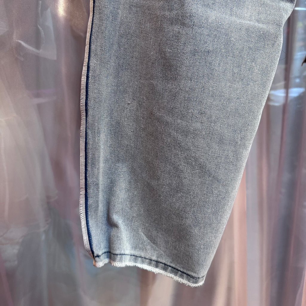 ニットパッチワークデニム