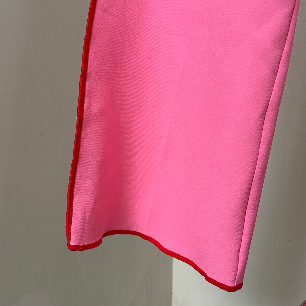 フリル×リボンのピンクパンツ