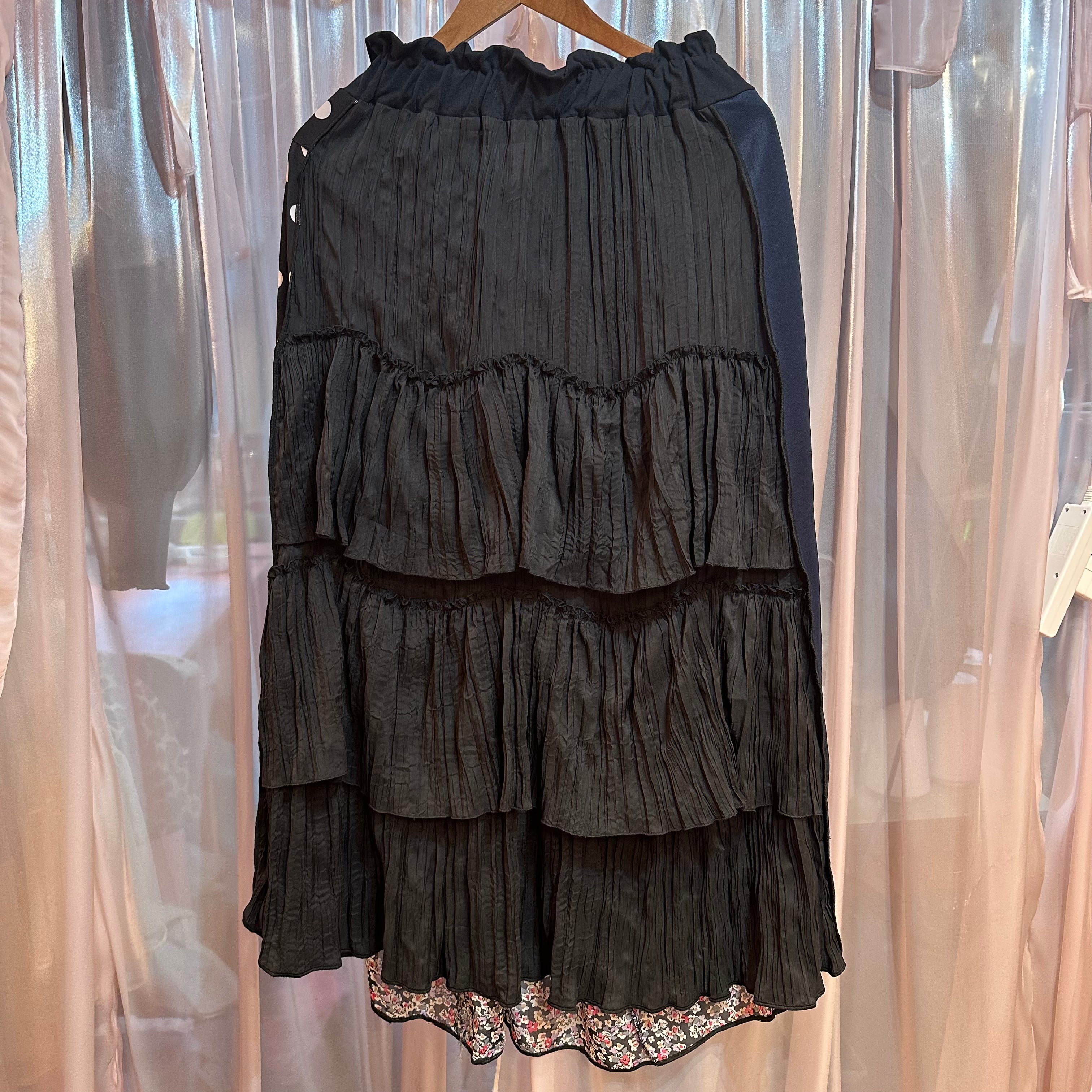 花柄ロングスカート