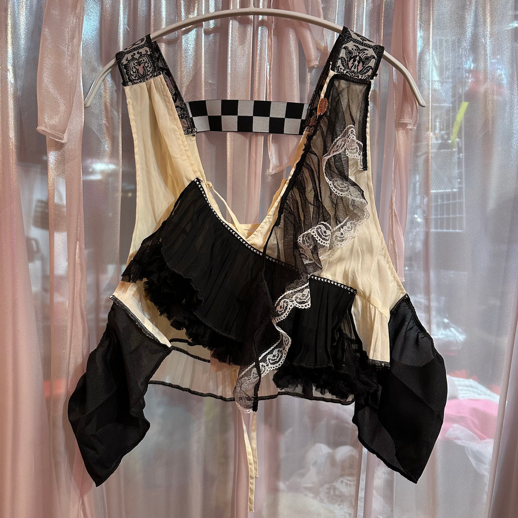 フリルレースキャミソール