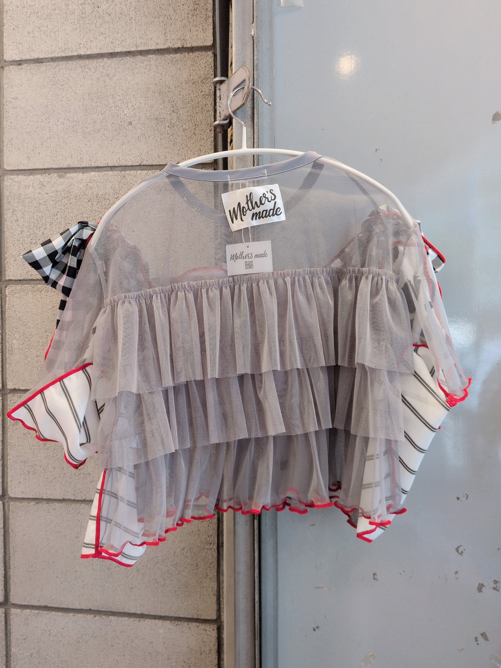 りすハート♡シフォントップス グレー